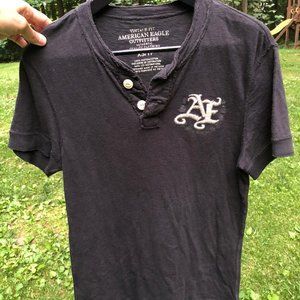American Eagle Henley Shirt (XS)